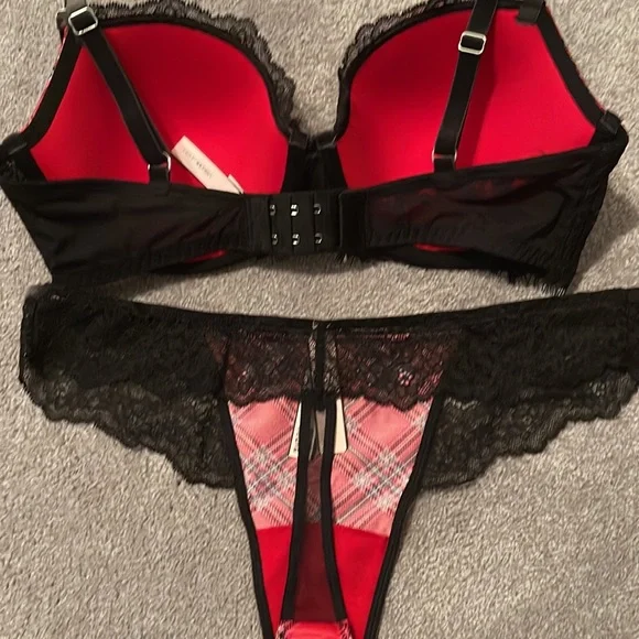 Dream Angels Demi & Thong 34DD/ Med NWT - Picture 5 of 10